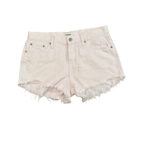 Pistola Denim Women’s Gigi Low rise cut off shorts, Pearl Distressed, si… - Picture 8 of 10